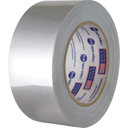 Silver Aluminum Foil Tape, 3 mils Thick, 25.4 mm (1") x 54.86 m (180') Par Equipment