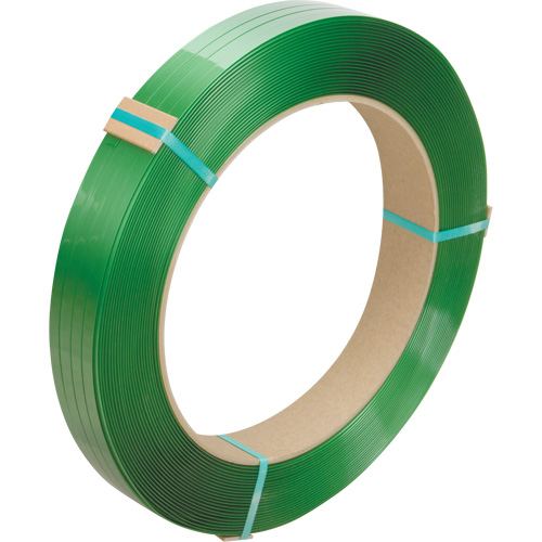 Strapping, Polyester, 1/2" W x 3380' L, Green, Manual Grade Par Equipment
