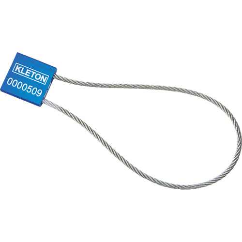 High Security Security Seal, 12", Metal, Cable Seal Par Equipment