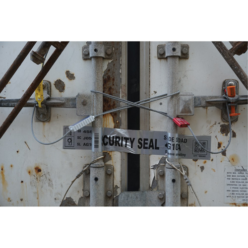 High Security Security Seal, 12", Metal, Cable Seal Par Equipment