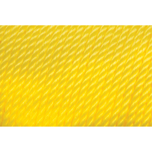 Corde jaune tress&eacute;e 1/4", Polypropyl&egrave;ne, 1300' Par Equipment