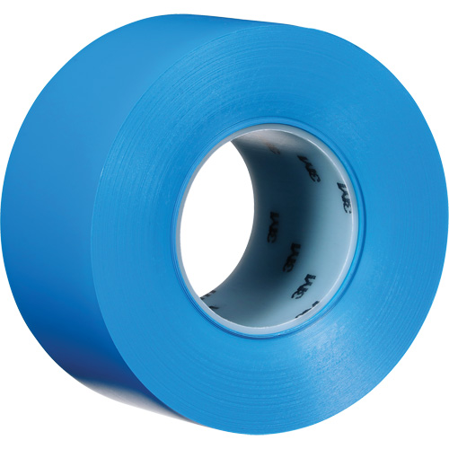 Ruban de marquage de planchers durable 971, 3" x 108', Vinyle, Bleu Par Equipment