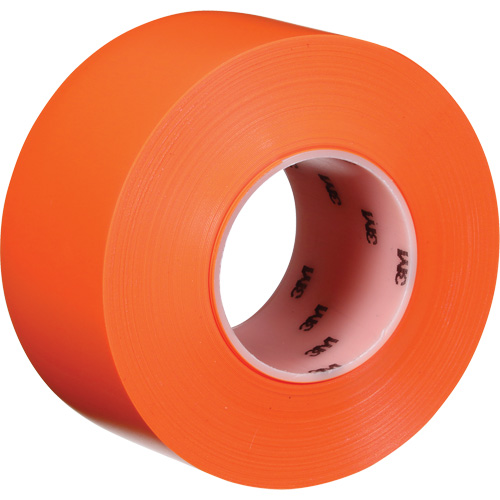 Durable Floor Marking Tape 971, 3" x 108', Vinyl, Orange Par Equipment