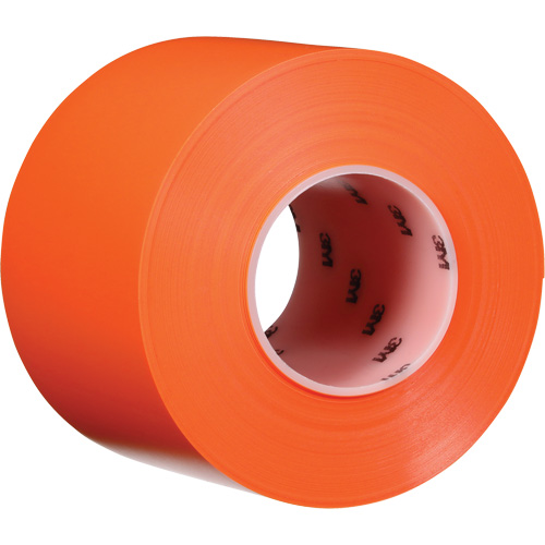 Durable Floor Marking Tape 971, 4" x 108', Vinyl, Orange Par Equipment