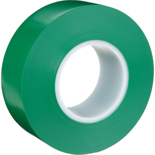 Durable Floor Marking Tape 971, 2" x 108', Vinyl, Green Par Equipment