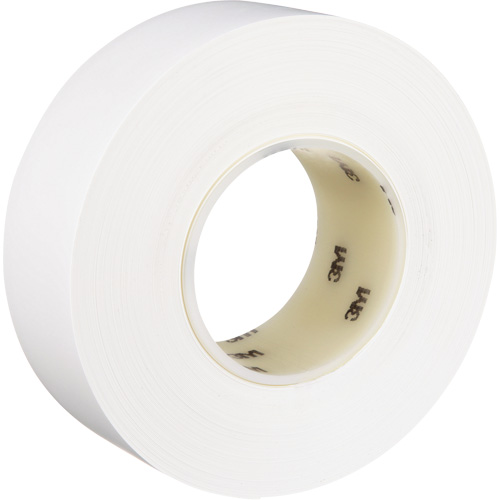 Durable Floor Marking Tape 971, 2" x 108', Vinyl, White Par Equipment