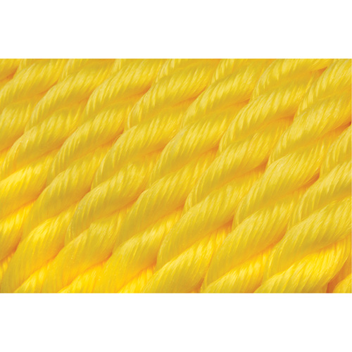 Corde jaune tress&eacute;e, Polypropyl&egrave;ne, 300' Par Equipment