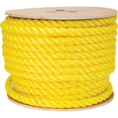 Braided Yellow Rope, Polypropylene, 144' Par Equipment