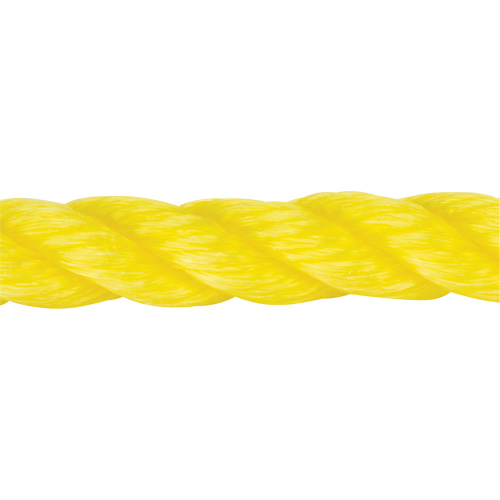 Braided Yellow Rope, Polypropylene, 144' Par Equipment