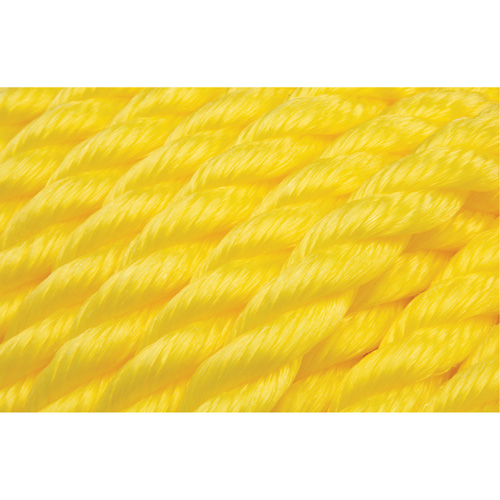 Braided Yellow Rope, Polypropylene, 144' Par Equipment