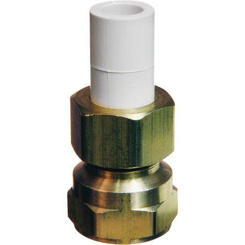Transition Adapter, 1/2" Dia., Brass/CPVC Par Equipment