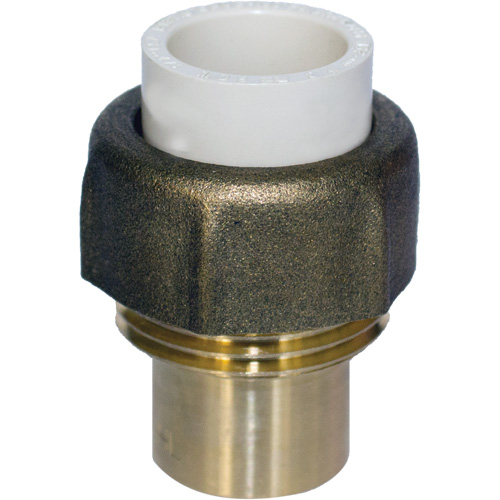 Raccord union, 1" x 3/4", PVC-C, Embout femelle x bras&eacute; Par Equipment