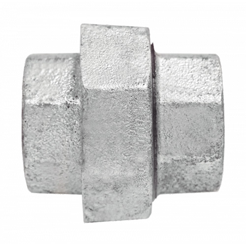 Raccord union pour tuyau, 1/8", Fer galvanis&eacute;, FPT Par Equipment