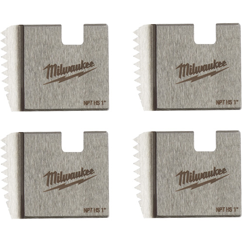 Matrices de tuyauterie portables NPT, Pour tuyau de 1", Alliage/Acier rapide Par Equipment