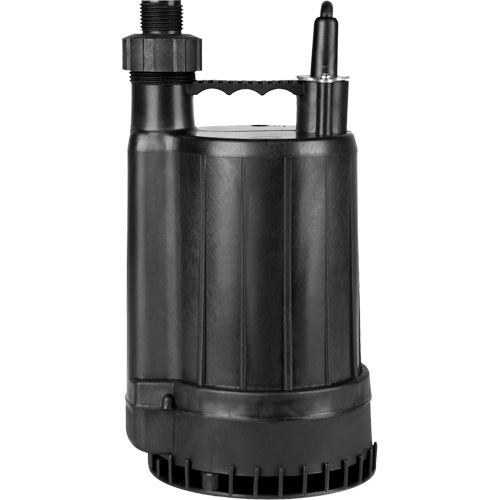 Pompe utilitaire en thermoplastique, 115 V, 2200 gal/h, 1/4 CV Par Equipment