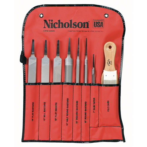 8-Piece Machinist File Set, 8 Pcs Par Equipment