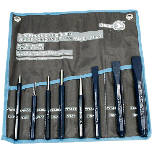 Jeu de poinçons et ciseaux, 8 morcea Par Equipment