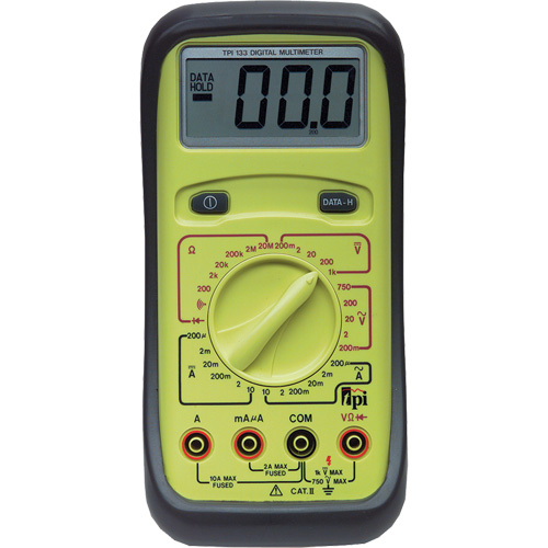 Large Display Multimeter, AC/DC Voltage, AC/DC Current Par Equipment