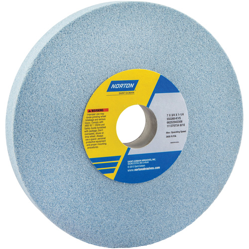 Tool Room Wheel, Type 01, Ceramic Alumina, 7" x 3/4" Par Equipment