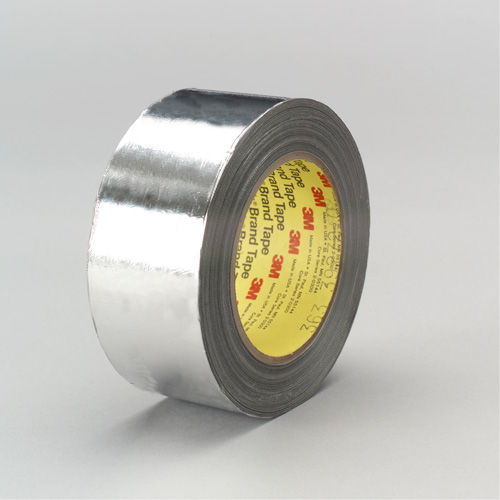 High-Temperature Aluminum Foil/Glass Cloth Tape, 12 mm (1/2") W x 33 m (108') L Par Equipment