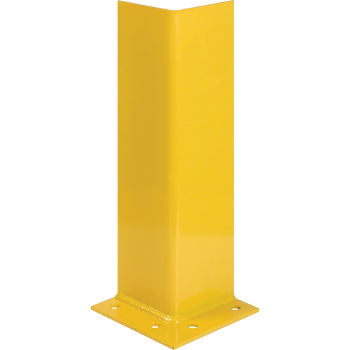 Upright Protectors, Steel, 7" W x 7" D x 12" H, Safety Yellow Par Equipment