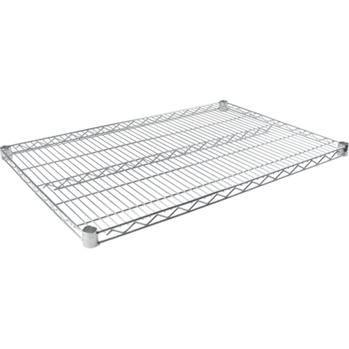 Wire Shelf for Heavy-Duty Chromate Wire Shelving, 48" W x 24" D, 800 lbs. Capacity Par Equipment