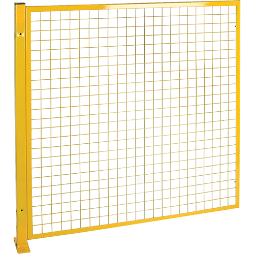Mesh Style Perimeter Guard, 4' H x 4' W, Yellow Par Equipment