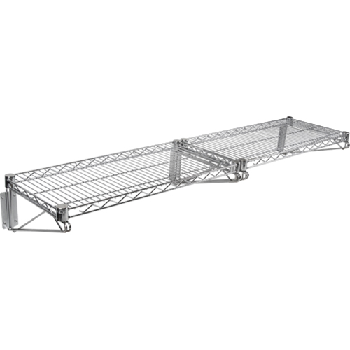 Ensemble d'&eacute;tag&egrave;re murale en treillis, Double Support, 200 lb Capacit&eacute;, 14" p Par Equipment
