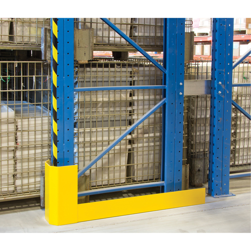 Racking Aisle Protectors, 3" W x 56" L x 16" H, Safety Yellow Par Equipment