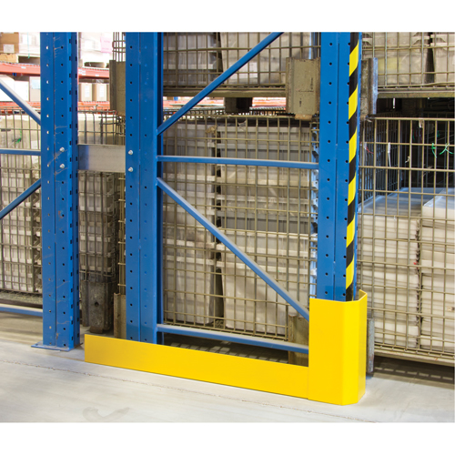 Racking Aisle Protectors, 3" W x 56" L x 16" H, Safety Yellow Par Equipment