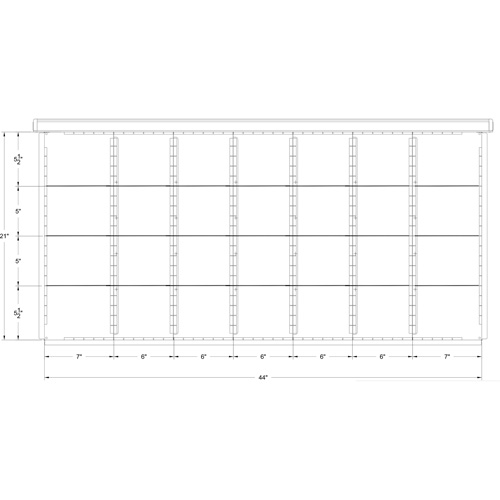 Cabinet d'entreposage &agrave; tiroirs int&eacute;gr&eacute; Interlok Par Equipment