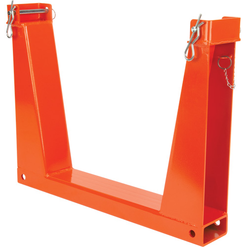 Supports en U empilables, 25" la x 4" p, Capacit&eacute; de 10 000 lb Par Equipment