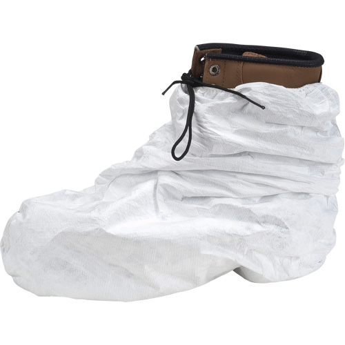 Tyvek&reg; 400 Shoe & Boot Cover, One Size, Polyethylene, White Par Equipment