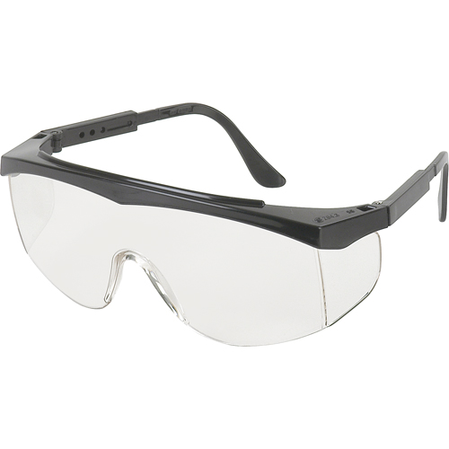 SS1 Series Safety Glasses, Clear Lens, Anti-Scratch, ANSI Z87+/Meets/Exceeds CSA Z94.3 Par Equipment