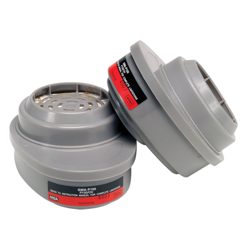 Advantage&reg; Respirator Cartridges, Gas/Vapour Cartridge, Organic Vapour/P100 Par Equipment
