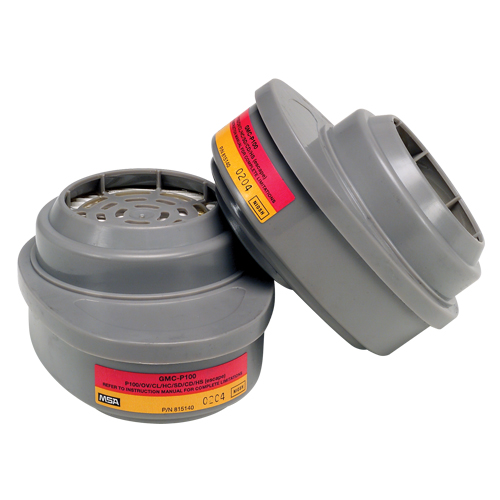 Advantage&reg; Respirator Cartridges, Gas/Vapour Cartridge, Organic Vapour/Acid Gas/P100 Par Equipment