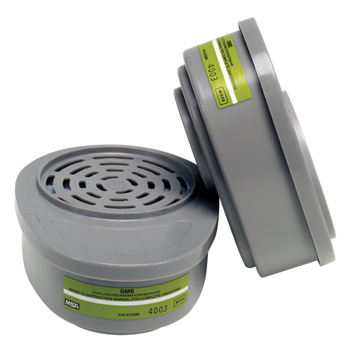 Cartouches pour respirateurs Advantage, Cartouche gaz/vapeur, Gaz multiples/Vapeur organique Par Equipment