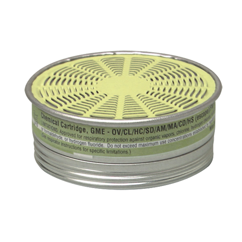 Comfo&reg; Respirator Cartridges, Gas/Vapour Cartridge, Multi Gas/Organic Vapour Par Equipment