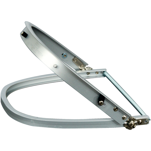 Support de visi&egrave;re en aluminium pour casques &agrave; fentes de North Par Equipment