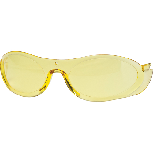 Verre de rechange pour les lunettes de s&eacute;curit&eacute; North Tornado, Antibu&eacute;e/anti-&eacute;gratignures, Ambr&eacute;e, F5 Par Equipment