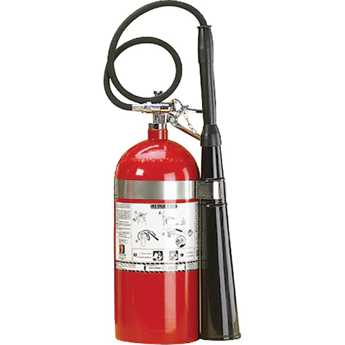 Aluminum Cylinder Carbon Dioxide (CO2) Fire Extinguishers, BC, 10 lbs. Capacity Par Equipment