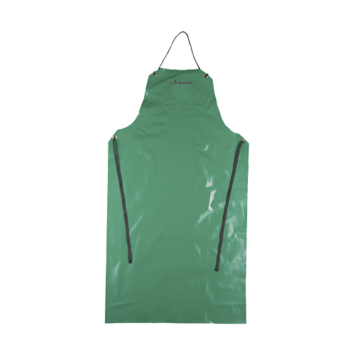 A43 48 Tablier ignifug&eacute; CA-43, Polyester/PVC, 29" lo x 48" la, Vert Par Equipment