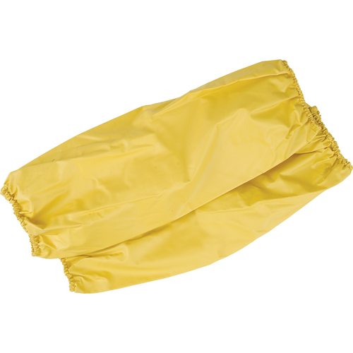Disposable Sleeves with Elastic Cuffs, 18" long, Polyester/PVC, Yellow Par Equipment