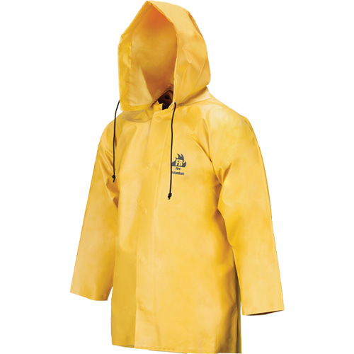 Neo-Slick Chemical & Acid Resistant Rain Jacket, 5X-Large, Yellow, Neoprene Par Equipment