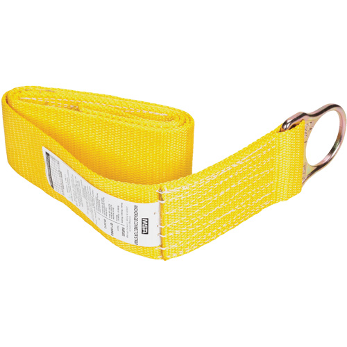 Sangles pour raccord d'ancrage, Anneau en D, Usage Temporaire Par Equipment