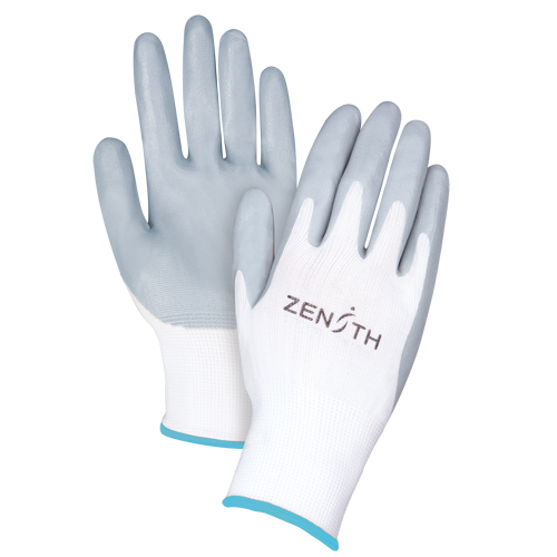 Gants l&eacute;gers enduits et respirants, 10/T-Grand, R&ecirc;vetement Mousse de nitrile, Calibre 13, Enveloppe en Polyester Par Equipment