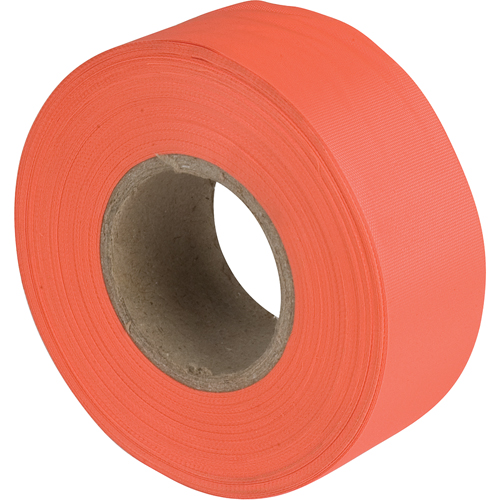 Flagging Tape, 1.1875" W x 150' L, Fluorescent Orange Par Equipment