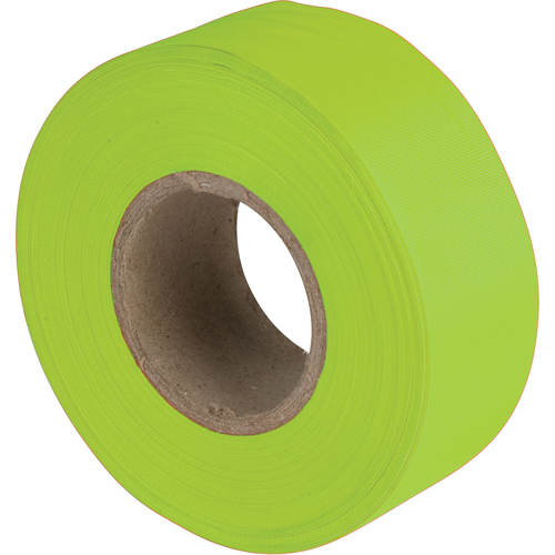 Flagging Tape, 1.1875" W x 150' L, Fluorescent Lime Par Equipment