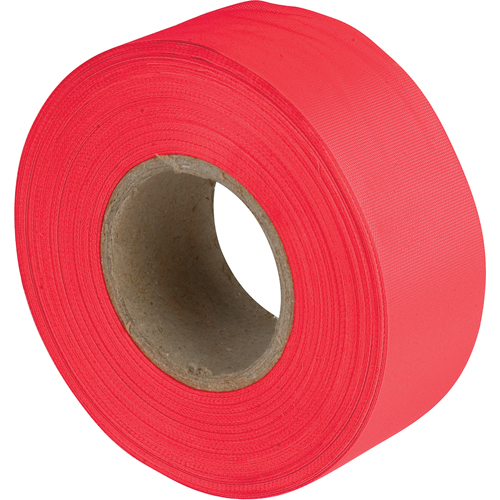 Flagging Tape, 1.1875" W x 150' L, Fluorescent Red Par Equipment