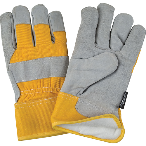 Superior Warmth Winter-Lined Fitters Gloves, Medium, Split Cowhide Palm, Thinsulate Inner Lining Par Equipment